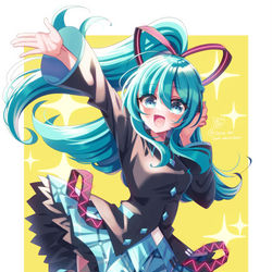 This is a pixiv picture whose title is 初音ミクif.