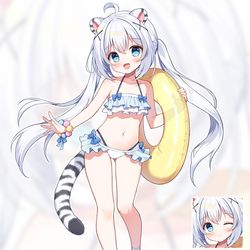 This is a pixiv picture whose title is 💙.