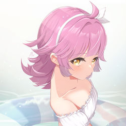 This is a pixiv picture whose title is 水着りなりー.