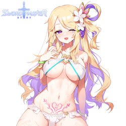This is a pixiv picture whose title is 【お仕事】海辺のエロス.