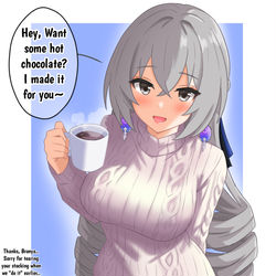This is a pixiv picture whose title is Housewife Bronya.