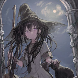 This is a pixiv picture whose title is あなたも独りぼっちなんだね.