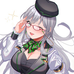 This is a pixiv picture whose title is 大企業の受付嬢.