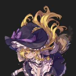 This is a pixiv picture whose title is 【东方】普通的摸鱼使.雾雨魔理沙.