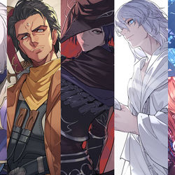 This is a pixiv picture whose title is FF14NPC本.