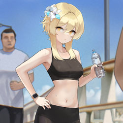 This is a pixiv picture whose title is 荧.