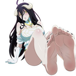 This is a pixiv picture whose title is Albedo.