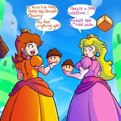 This is a pixiv picture whose title is The Buttshroom.