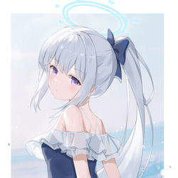 This is a pixiv picture whose title is 水着ミヤコ.