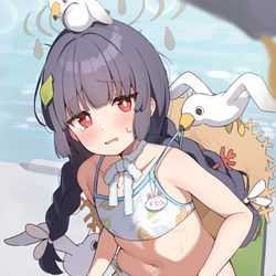 This is a pixiv picture whose title is 水着ミユ.