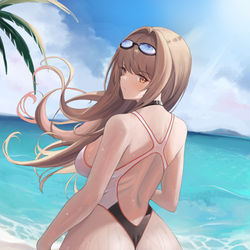 This is a pixiv picture whose title is 水着ラピ.