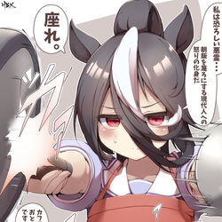 This is a pixiv picture whose title is 不健康なトレーナーに怒るカフェのおともだち.