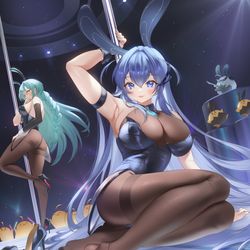 This is a pixiv picture whose title is ダンスフロア.