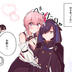 This is a pixiv picture whose title is べったり.