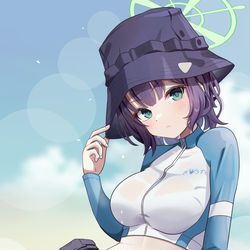 This is a pixiv picture whose title is 水着サキ.