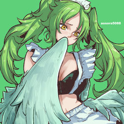 This is a pixiv picture whose title is メイド　モネ.