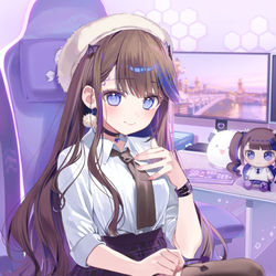 This is a pixiv picture whose title is 藍璃かんな.