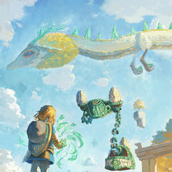 This is a pixiv picture whose title is ティアキン.
