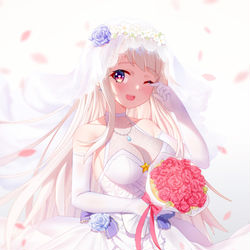 This is a pixiv picture whose title is 小长春花嫁.