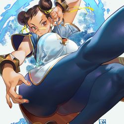 This is a pixiv picture whose title is Chun Li.