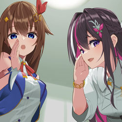 This is a pixiv picture whose title is そらあずASMR.