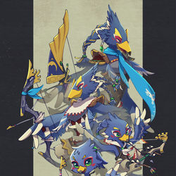 This is a pixiv picture whose title is リーバルたち.