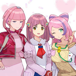 This is a pixiv picture whose title is pink.