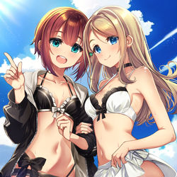 This is a pixiv picture whose title is もうすぐ夏ッ！！.