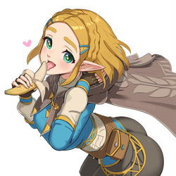 This is a pixiv picture whose title is ゼルダ姫？.