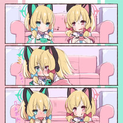 This is a pixiv picture whose title is モモミドまんが.