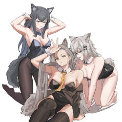 This is a pixiv picture whose title is バニー狼.