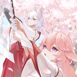 This is a pixiv picture whose title is むかしのはなし.