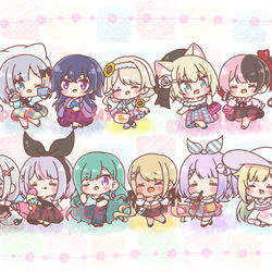 This is a pixiv picture whose title is アキバヤバイ × ぶいすぽっ！ 限定コラボグッズSD.