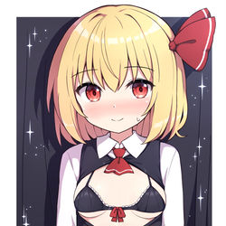 This is a pixiv picture whose title is エッチ衣装ルーミア.