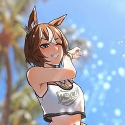 This is a pixiv picture whose title is 新衣装バンブー.