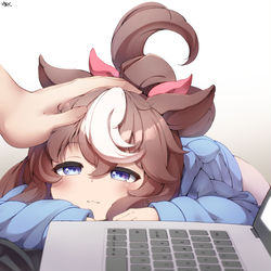 This is a pixiv picture whose title is なでなでテイオー.