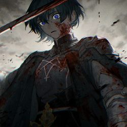 This is a pixiv picture whose title is ＝灰色の悪魔＝.