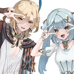 This is a pixiv picture whose title is ファルザンとカーヴェ.