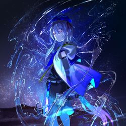 This is a pixiv picture whose title is 凪の代償.