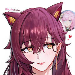 This is a pixiv picture whose title is Nya.