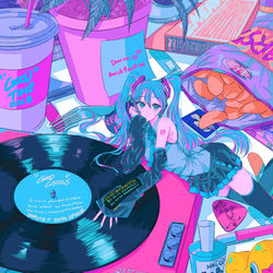 This is a pixiv picture whose title is #初音ミク伊勢丹.
