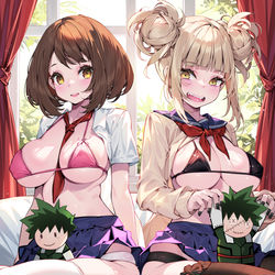 This is a pixiv picture whose title is 僕のエロアカデミア  新刊表紙.