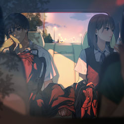 This is a pixiv picture whose title is 今日から兄妹.