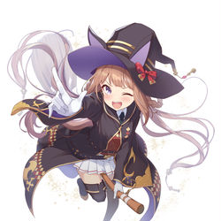 This is a pixiv picture whose title is 「見てなさい！アタシの空飛ぶ魔法！」.