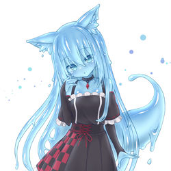 This is a pixiv picture whose title is スライム化skeb.