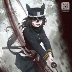 This is a pixiv picture whose title is 警視騎兵抜刀隊.
