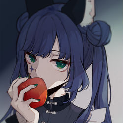 This is a pixiv picture whose title is 禁断果実.
