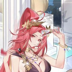 This is a pixiv picture whose title is 暗末炎&星绛.