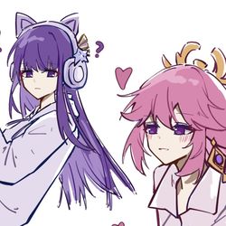 This is a pixiv picture whose title is 摸摸.