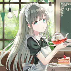 This is a pixiv picture whose title is メイド.